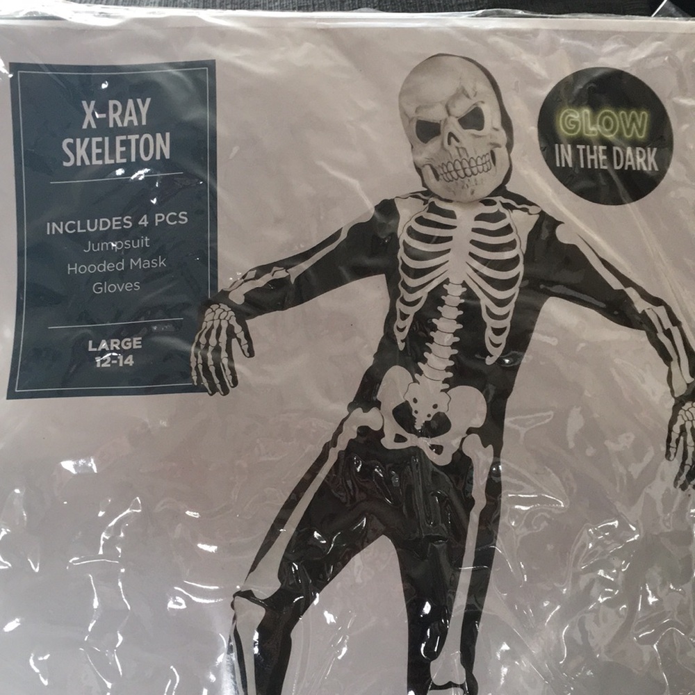 Kids skeleton costume